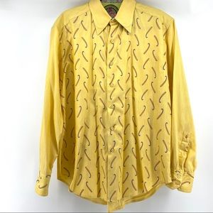 ✨SALE✨ Robert Graham Embroidered Paisley Shirt